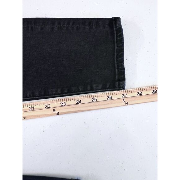 American Eagle Black Distressed Next Level Stretch Jegging Skinny Jeans Size 8R - Picture 11 of 11